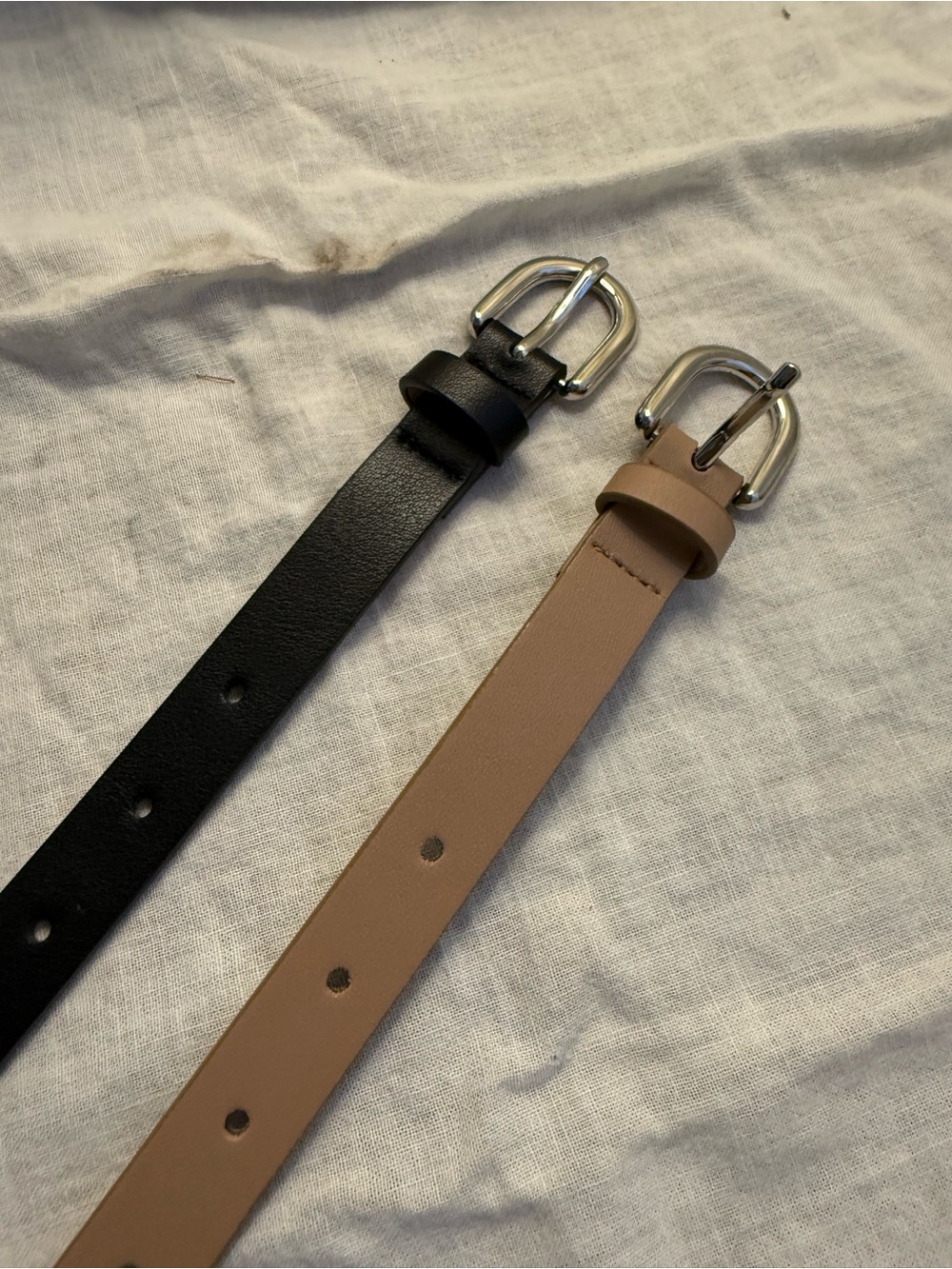 Classic Leather Belts - Black & Tan